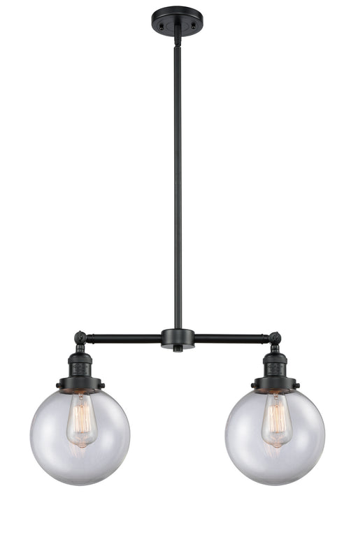 Innovations - 209-OB-G202-8-LED - LED Island Pendant - Franklin Restoration - Oil Rubbed Bronze