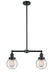 Innovations - 209-OB-G204-6-LED - LED Island Pendant - Franklin Restoration - Oil Rubbed Bronze