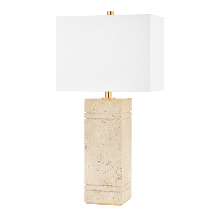 Hudson Valley - L1620-AGB - One Light Table Lamp - Brownsville - Aged Brass