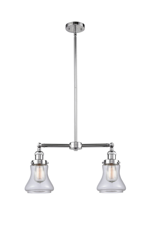 Innovations - 209-PC-G192 - Two Light Island Pendant - Franklin Restoration - Polished Chrome