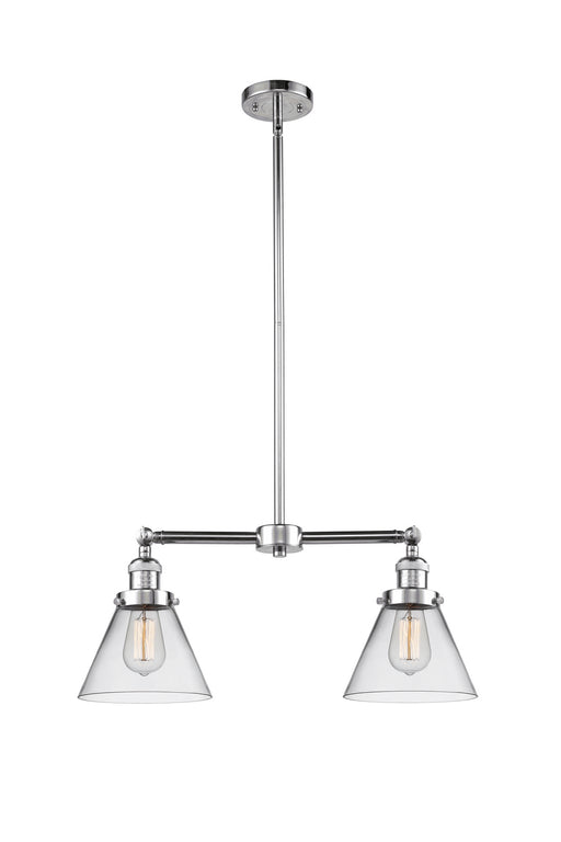 Innovations - 209-PC-G42 - Two Light Island Pendant - Franklin Restoration - Polished Chrome