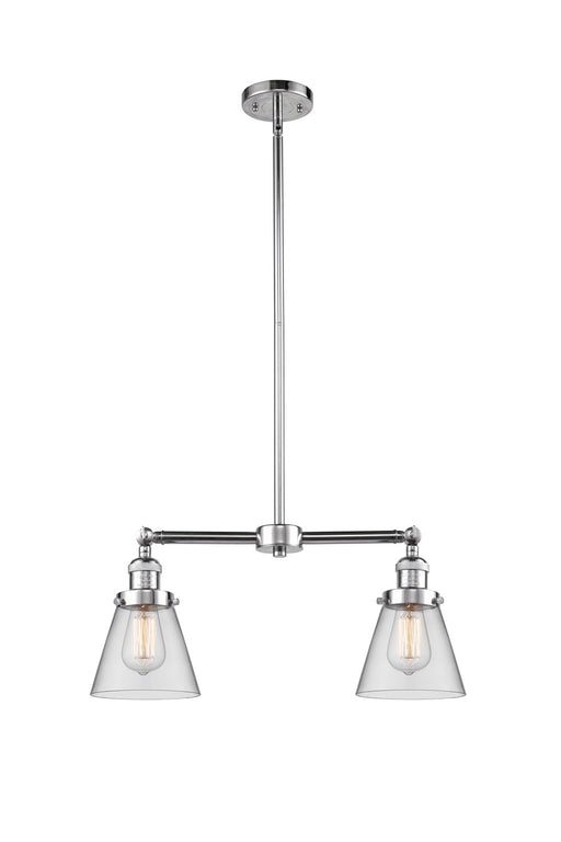 Innovations - 209-PC-G62 - Two Light Island Pendant - Franklin Restoration - Polished Chrome