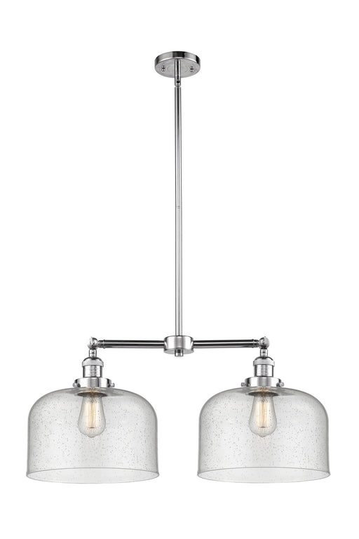 Innovations - 209-PC-G74-L - Two Light Island Pendant - Franklin Restoration - Polished Chrome