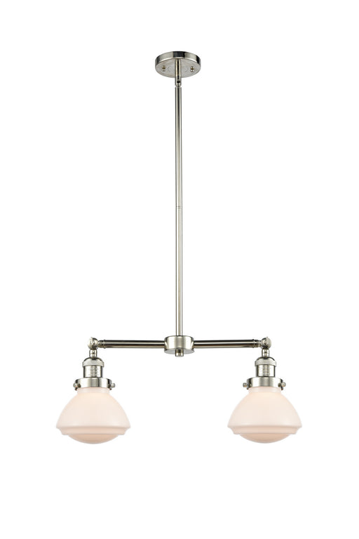 Innovations - 209-PN-G321 - Two Light Island Pendant - Franklin Restoration - Polished Nickel