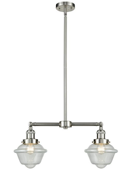 Innovations - 209-SN-G534 - Two Light Island Pendant - Franklin Restoration - Brushed Satin Nickel