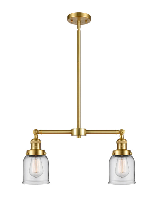 Innovations - 209-SG-G52 - Two Light Island Pendant - Franklin Restoration - Satin Gold