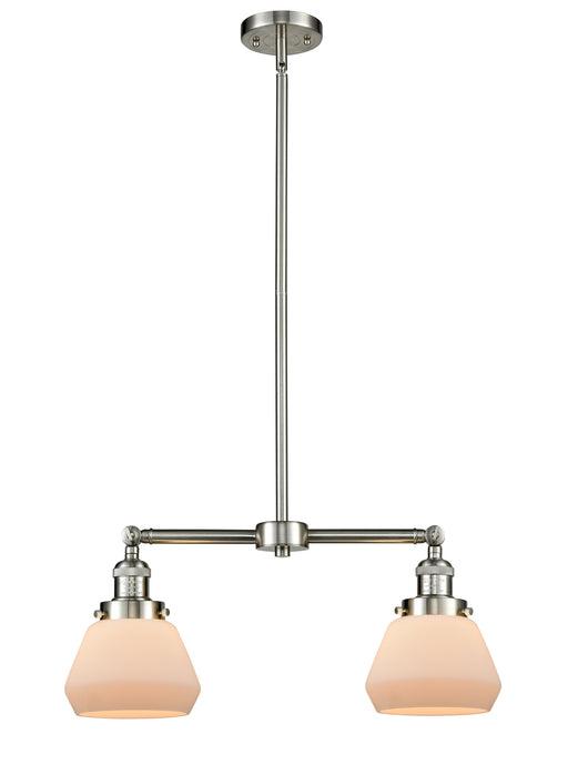 Innovations - 209-SN-G171 - Two Light Island Pendant - Franklin Restoration - Brushed Satin Nickel