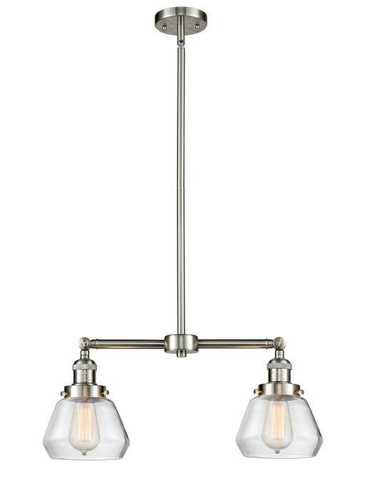 Innovations - 209-SN-G172-LED - LED Island Pendant - Franklin Restoration - Brushed Satin Nickel