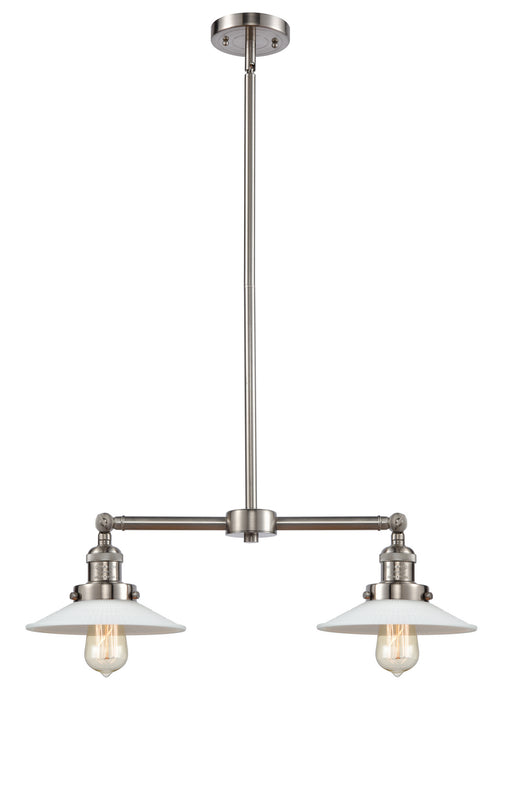 Innovations - 209-SN-G1-LED - LED Island Pendant - Franklin Restoration - Brushed Satin Nickel