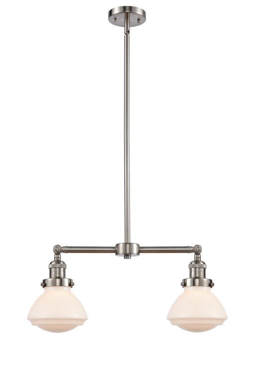 Innovations - 209-SN-G321-LED - LED Island Pendant - Franklin Restoration - Brushed Satin Nickel