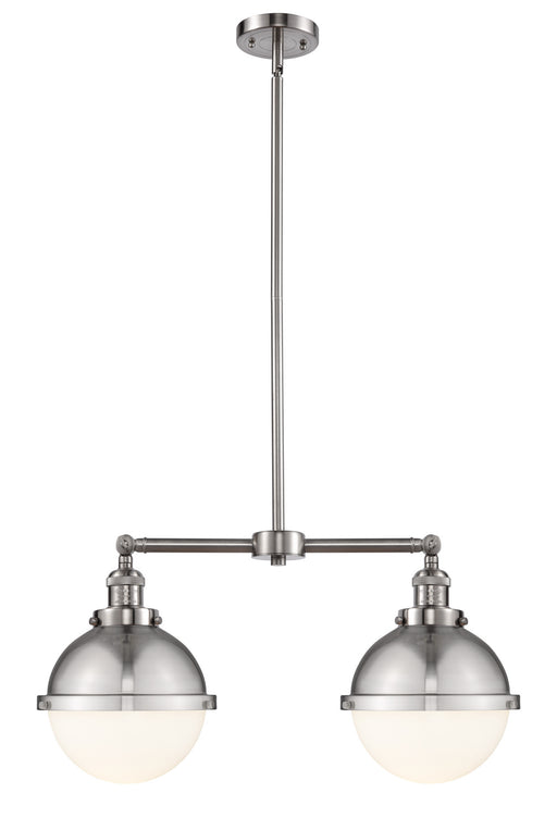 Innovations - 209-SN-HFS-81-SN - Two Light Island Pendant - Franklin Restoration - Brushed Satin Nickel