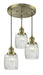 Innovations - 211/3-AB-G302 - Three Light Pendant - Franklin Restoration - Antique Brass
