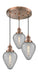Innovations - 211/3-AC-G165 - Three Light Pendant - Franklin Restoration - Antique Copper