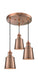 Innovations - 211/3-AC-M9-AC - Three Light Pendant - Franklin Restoration - Antique Copper