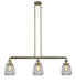 Innovations - 213-AB-G142-LED - LED Island Pendant - Franklin Restoration - Antique Brass