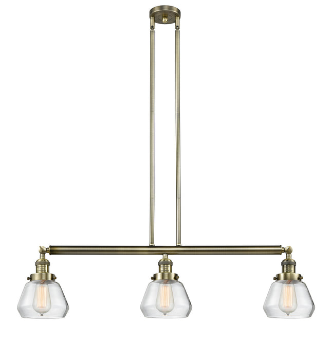 Innovations - 213-AB-G172-LED - LED Island Pendant - Franklin Restoration - Antique Brass