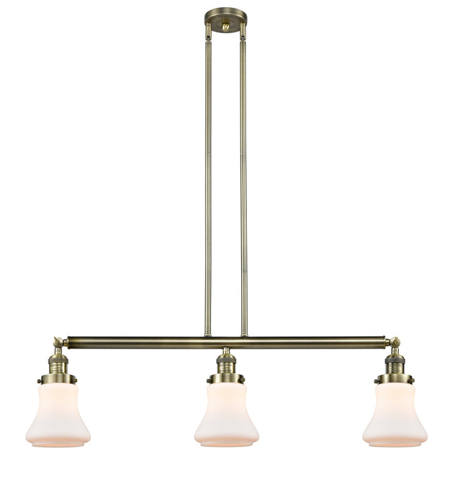 Innovations - 213-AB-G191-LED - LED Island Pendant - Franklin Restoration - Antique Brass