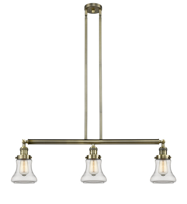 Innovations - 213-AB-G192-LED - LED Island Pendant - Franklin Restoration - Antique Brass