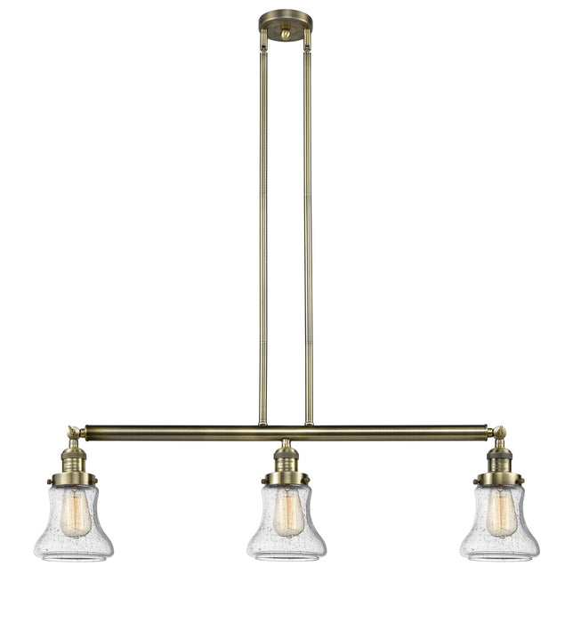 Innovations - 213-AB-G194-LED - LED Island Pendant - Franklin Restoration - Antique Brass