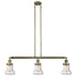 Innovations - 213-AB-G194-LED - LED Island Pendant - Franklin Restoration - Antique Brass