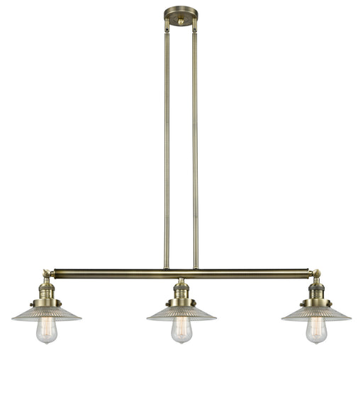 Innovations - 213-AB-G2 - Three Light Island Pendant - Franklin Restoration - Antique Brass