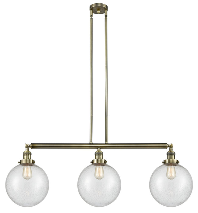 Innovations - 213-AB-G204-10-LED - LED Island Pendant - Franklin Restoration - Antique Brass