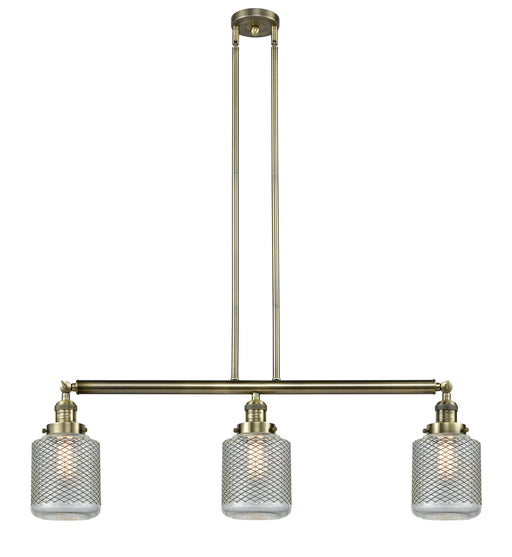 Innovations - 213-AB-G262-LED - LED Island Pendant - Franklin Restoration - Antique Brass