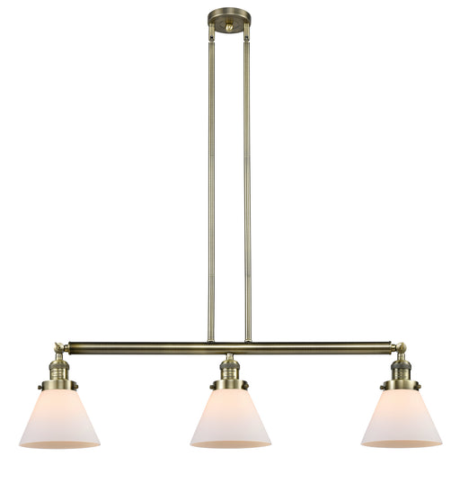 Innovations - 213-AB-G41 - Three Light Island Pendant - Franklin Restoration - Antique Brass