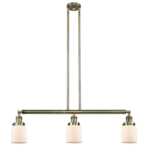 Innovations - 213-AB-G51 - Three Light Island Pendant - Franklin Restoration - Antique Brass