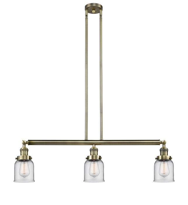 Innovations - 213-AB-G52-LED - LED Island Pendant - Franklin Restoration - Antique Brass