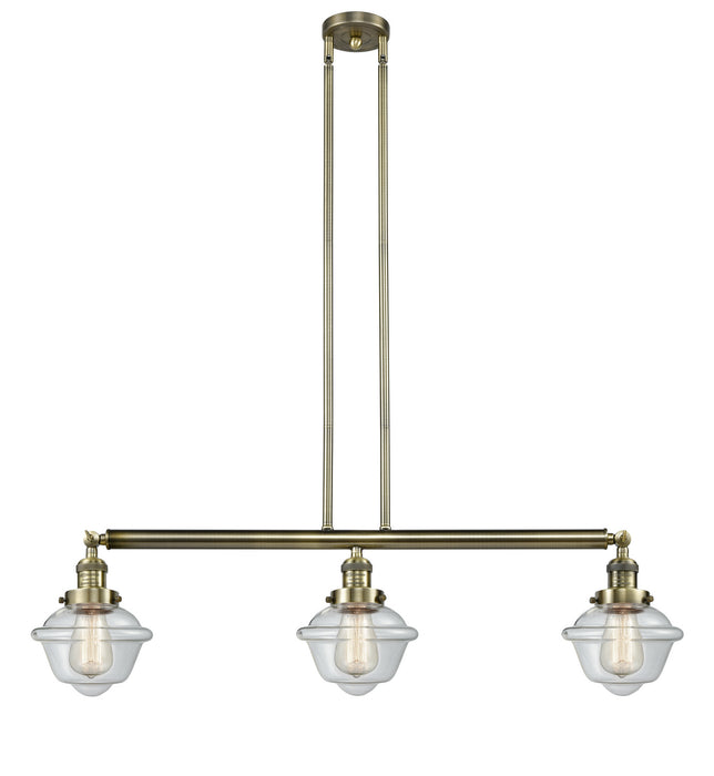 Innovations - 213-AB-G532-LED - LED Island Pendant - Franklin Restoration - Antique Brass
