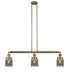 Innovations - 213-AB-G53-LED - LED Island Pendant - Franklin Restoration - Antique Brass