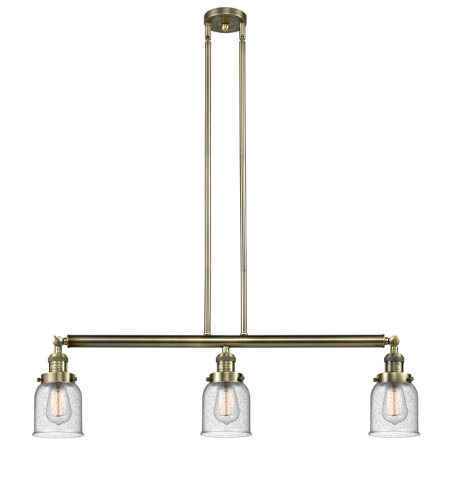 Innovations - 213-AB-G54-LED - LED Island Pendant - Franklin Restoration - Antique Brass