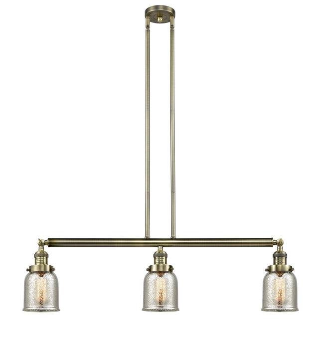 Innovations - 213-AB-G58 - Three Light Island Pendant - Franklin Restoration - Antique Brass
