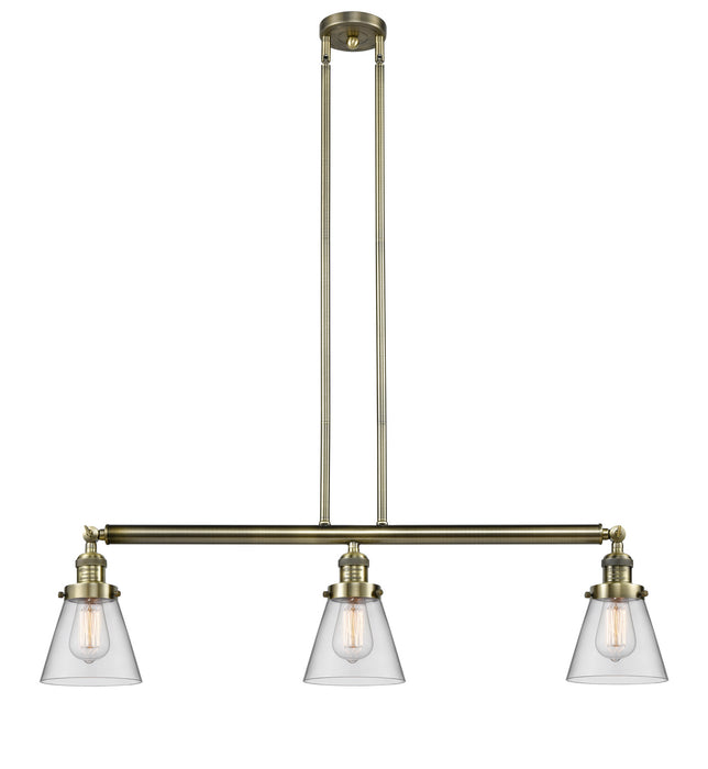 Innovations - 213-AB-G62-LED - LED Island Pendant - Franklin Restoration - Antique Brass