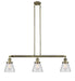Innovations - 213-AB-G62-LED - LED Island Pendant - Franklin Restoration - Antique Brass