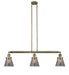 Innovations - 213-AB-G63-LED - LED Island Pendant - Franklin Restoration - Antique Brass