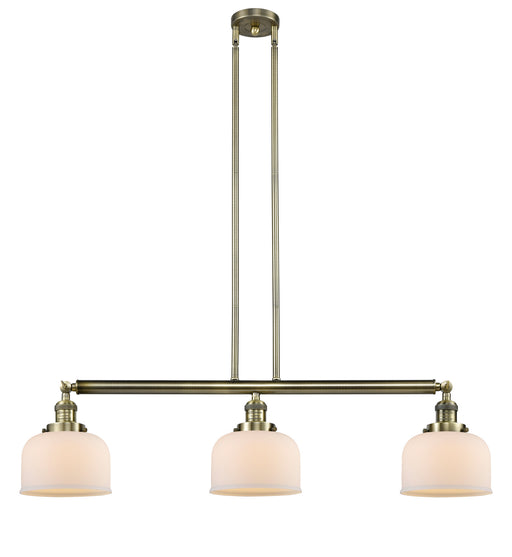 Innovations - 213-AB-G71 - Three Light Island Pendant - Franklin Restoration - Antique Brass