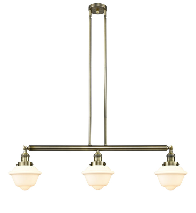 Innovations - 213-AB-G531-LED - LED Island Pendant - Franklin Restoration - Antique Brass