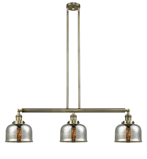 Innovations - 213-AB-G78 - Three Light Island Pendant - Franklin Restoration - Antique Brass