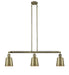 Innovations - 213-AB-M9-AB-LED - LED Island Pendant - Franklin Restoration - Antique Brass