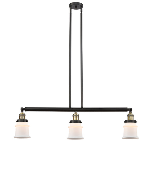 Innovations - 213-BAB-G181S - Three Light Island Pendant - Franklin Restoration - Black Antique Brass