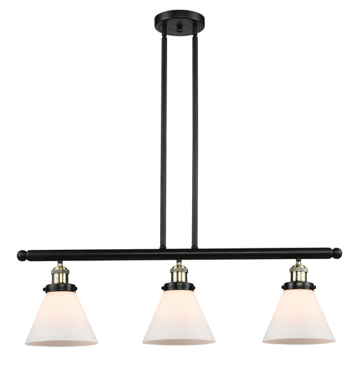 Innovations - 213-BAB-G41 - Three Light Island Pendant - Franklin Restoration - Black Antique Brass