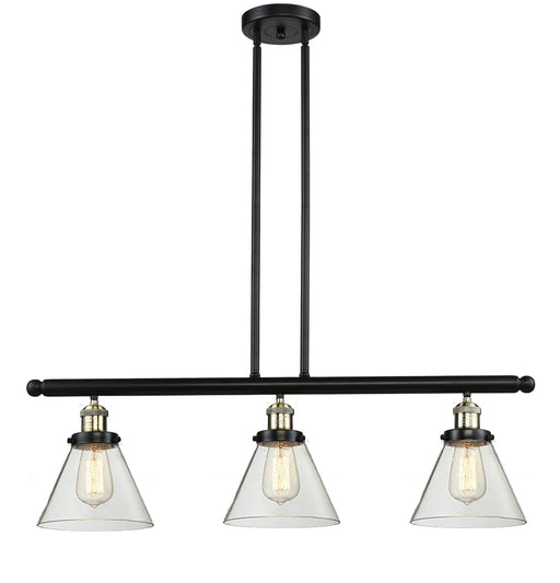 Innovations - 213-BAB-G42 - Three Light Island Pendant - Franklin Restoration - Black Antique Brass