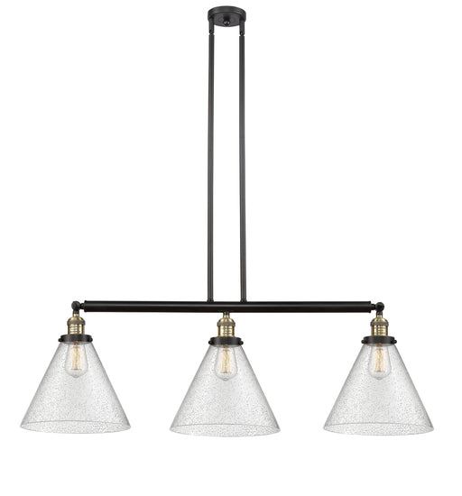 Innovations - 213-BAB-G44-L - Three Light Island Pendant - Franklin Restoration - Black Antique Brass