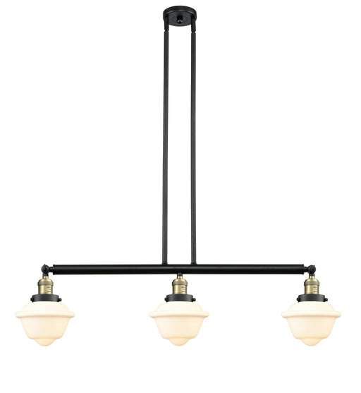 Innovations - 213-BAB-G531 - Three Light Island Pendant - Franklin Restoration - Black Antique Brass