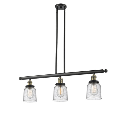 Innovations - 213-BAB-G54 - Three Light Island Pendant - Franklin Restoration - Black Antique Brass