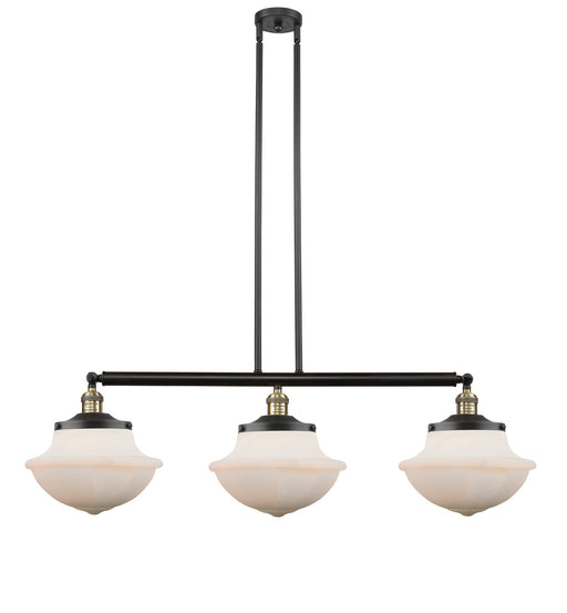 Innovations - 213-BAB-G541 - Three Light Island Pendant - Franklin Restoration - Black Antique Brass