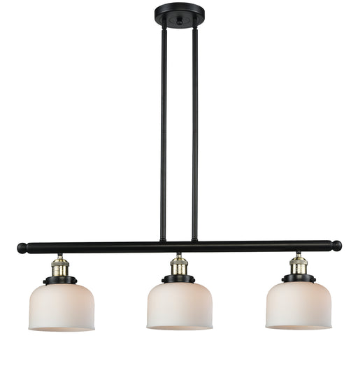 Innovations - 213-BAB-G71 - Three Light Island Pendant - Franklin Restoration - Black Antique Brass