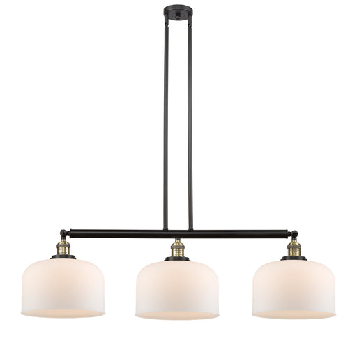 Innovations - 213-BAB-G71-L - Three Light Island Pendant - Franklin Restoration - Black Antique Brass